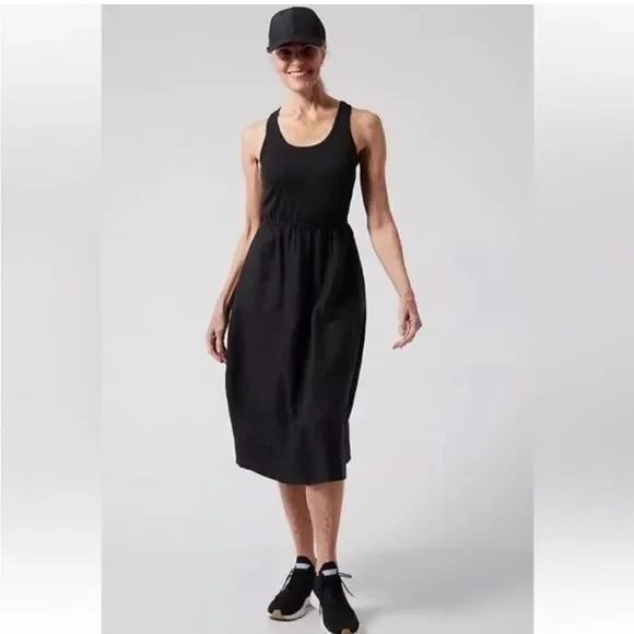 Athleta | Dresses | Athletabaja Linen Mididress | Poshmark